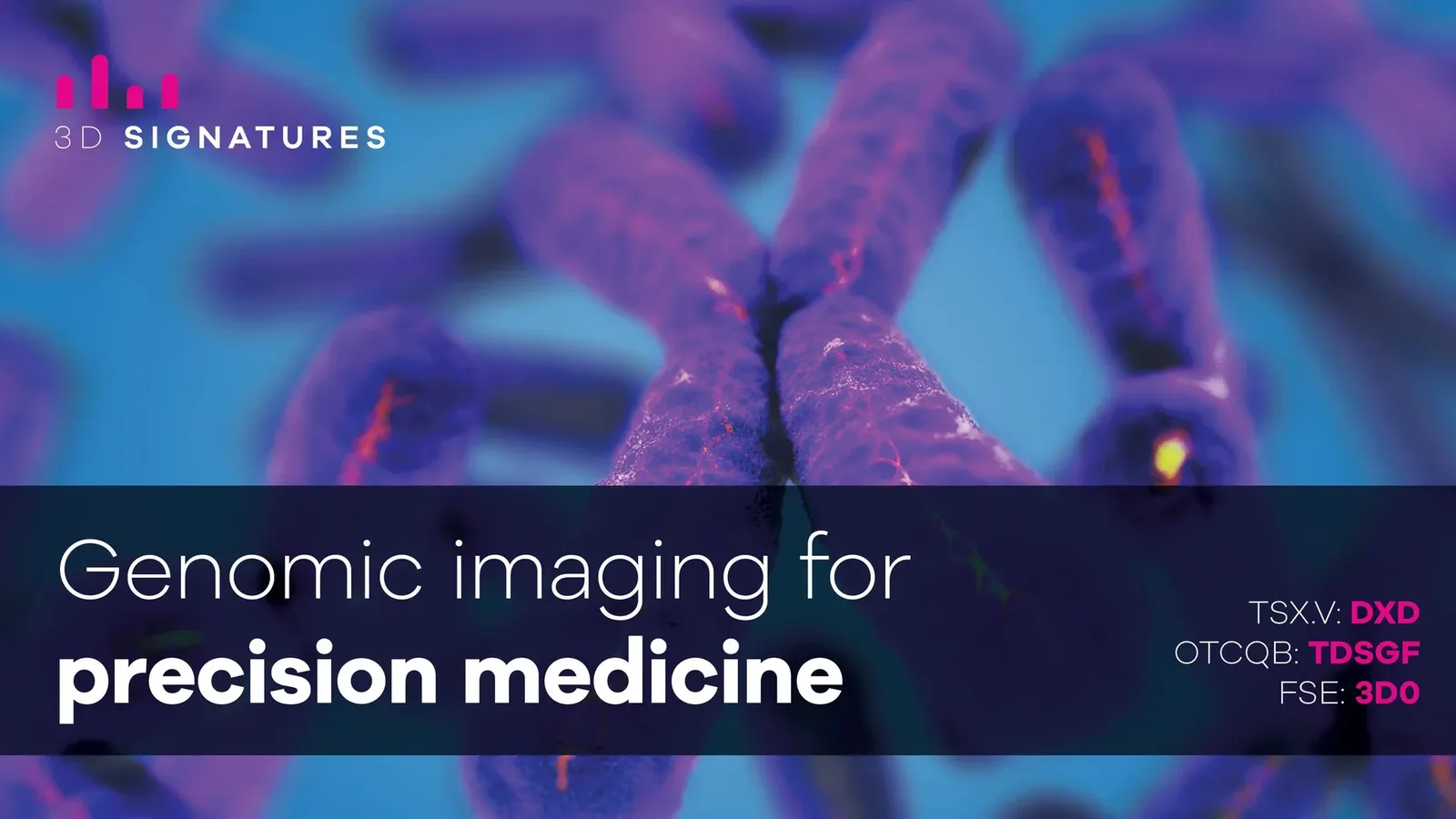 Investor deck cover: genomic imaging for precision medicine