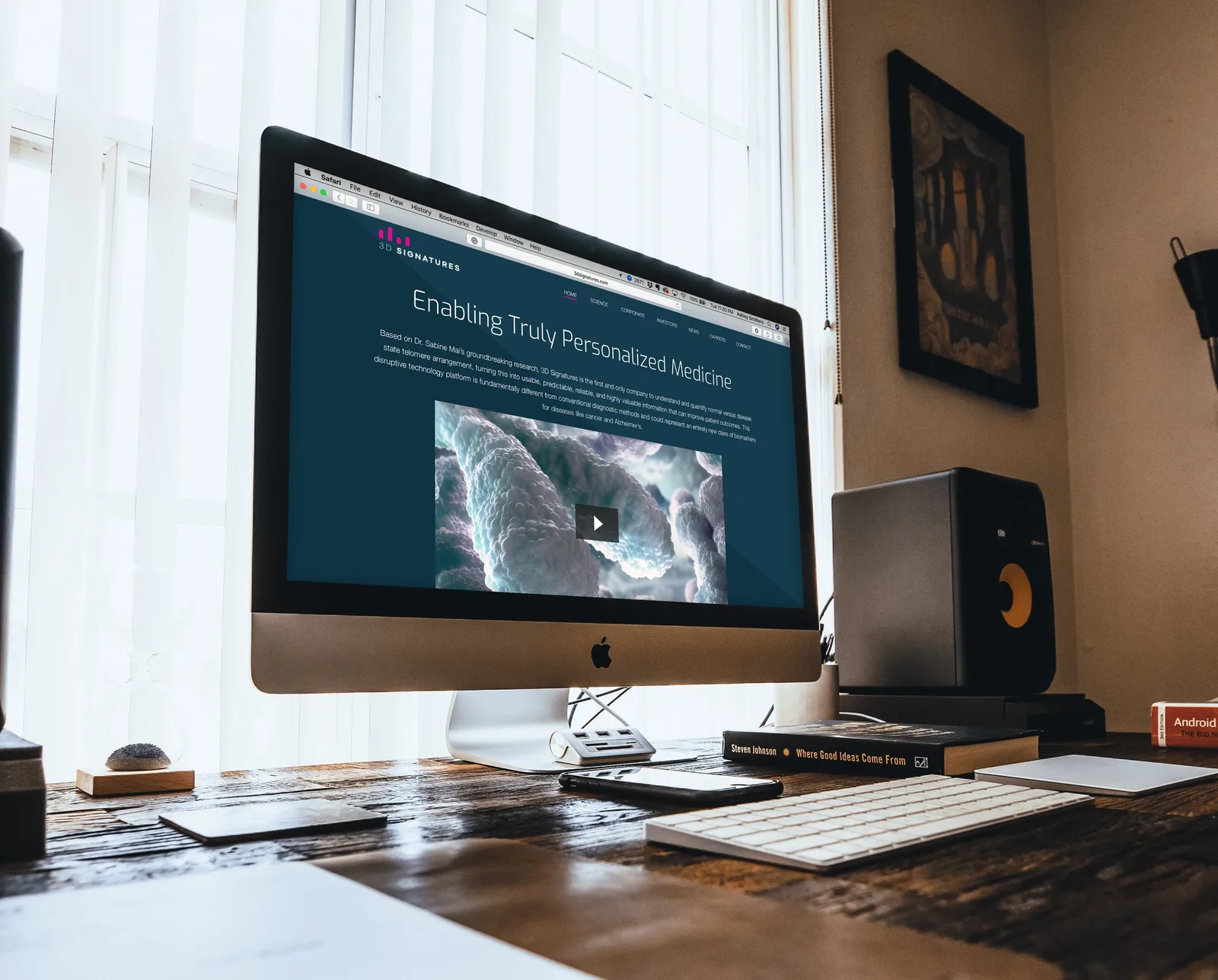 The 3D Signatures website
