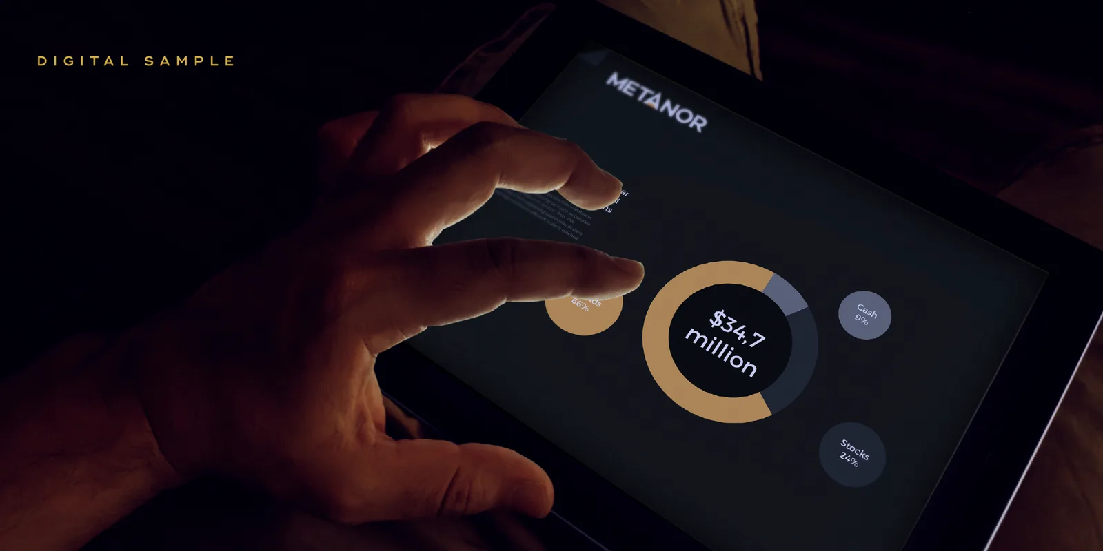 The Metanor identity applied to a digital dashboard